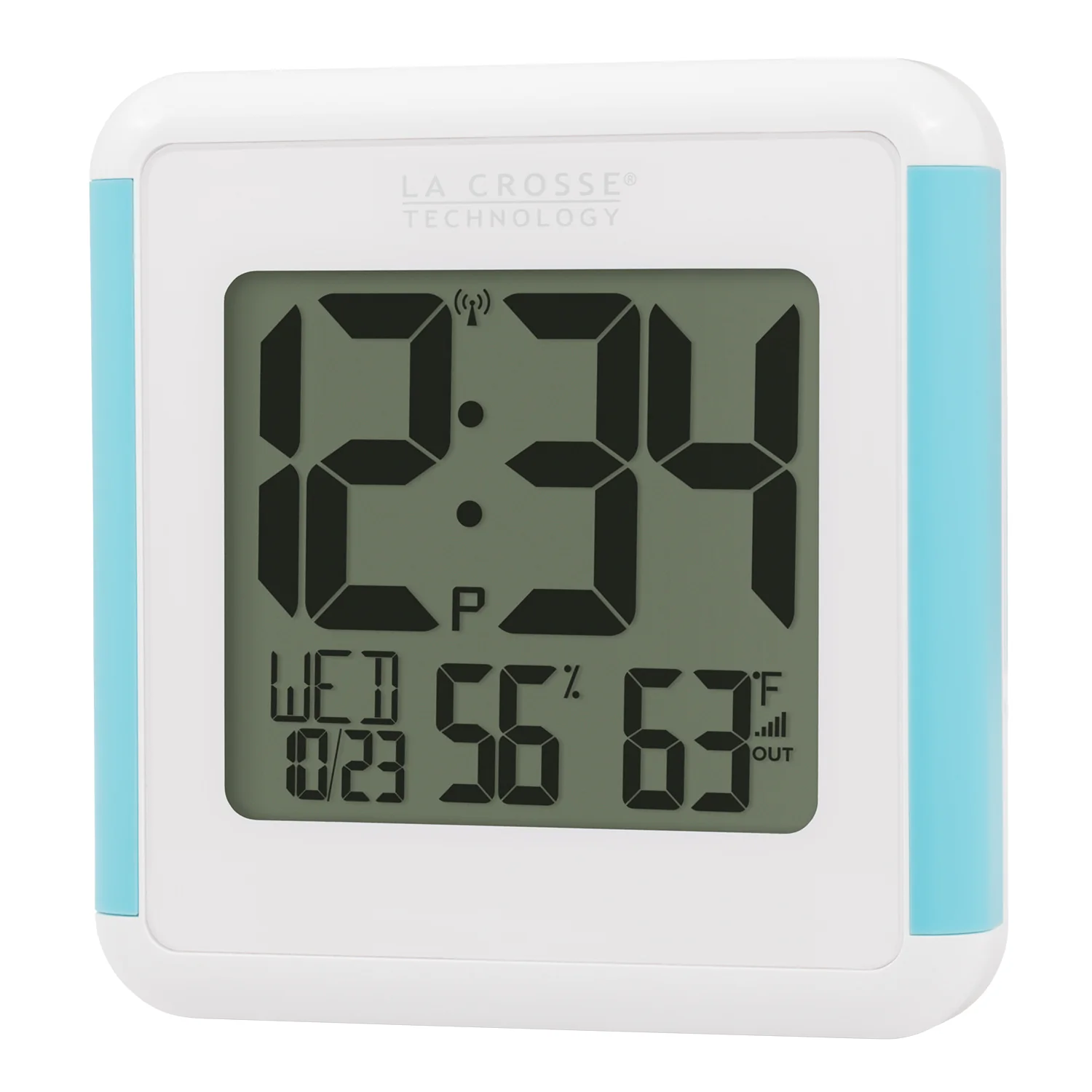 515-1912 Shower Cube Atomic Digital Wall Clock - Image 3
