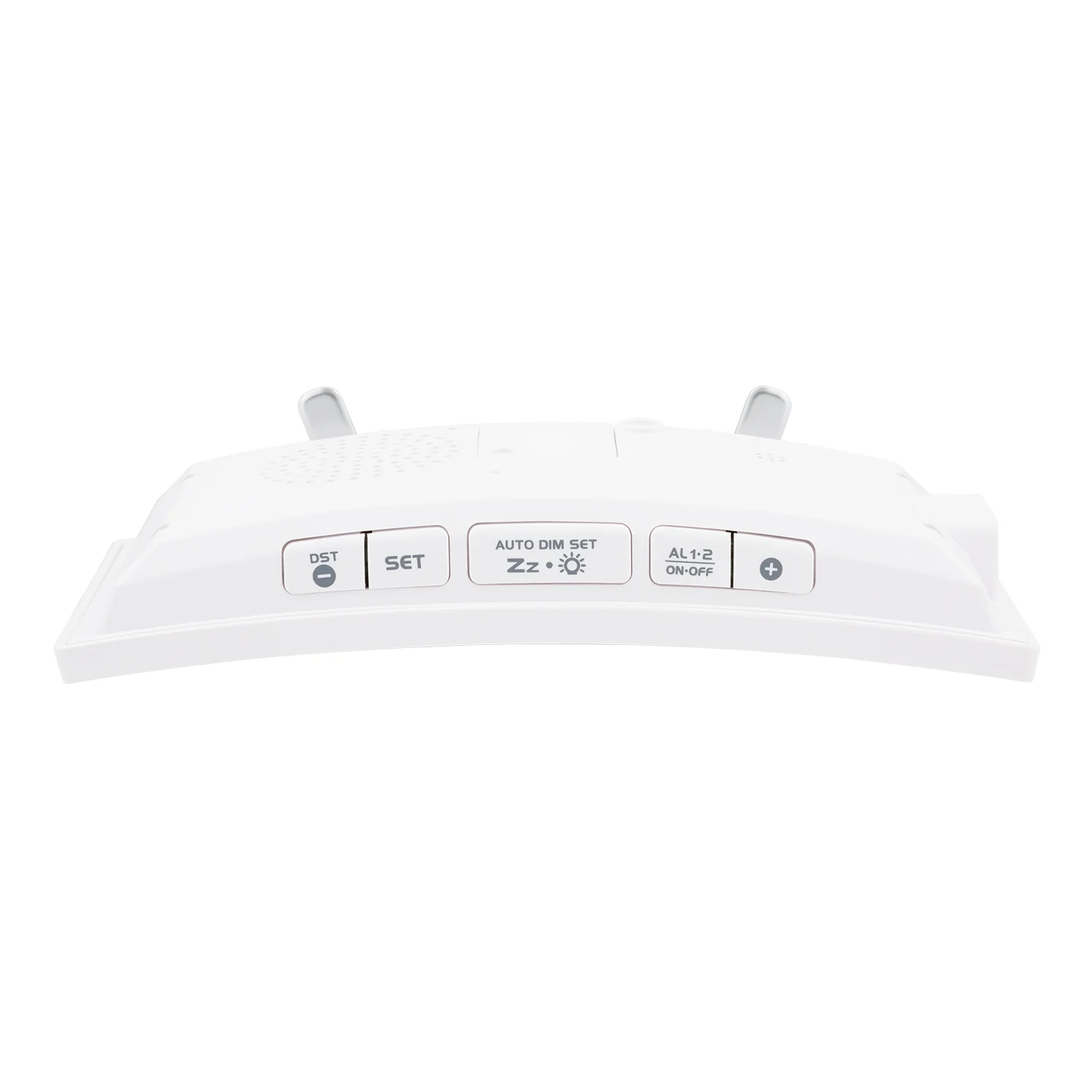 602-249V2 White LED Mirror Alarm Clock - Image 4