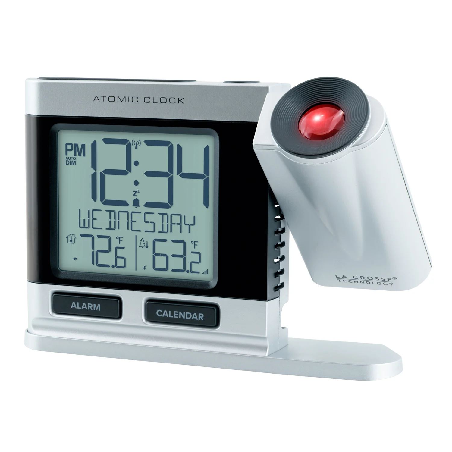 616-12667 Atomic Projection Alarm Clock - Image 2