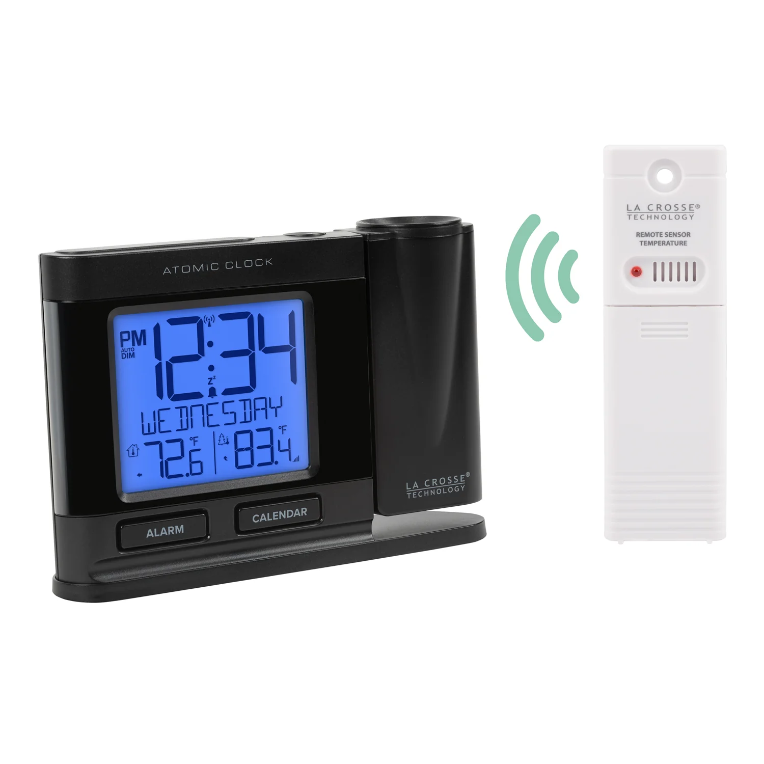 616-1410B Atomic Projection Alarm Clock - Image 4