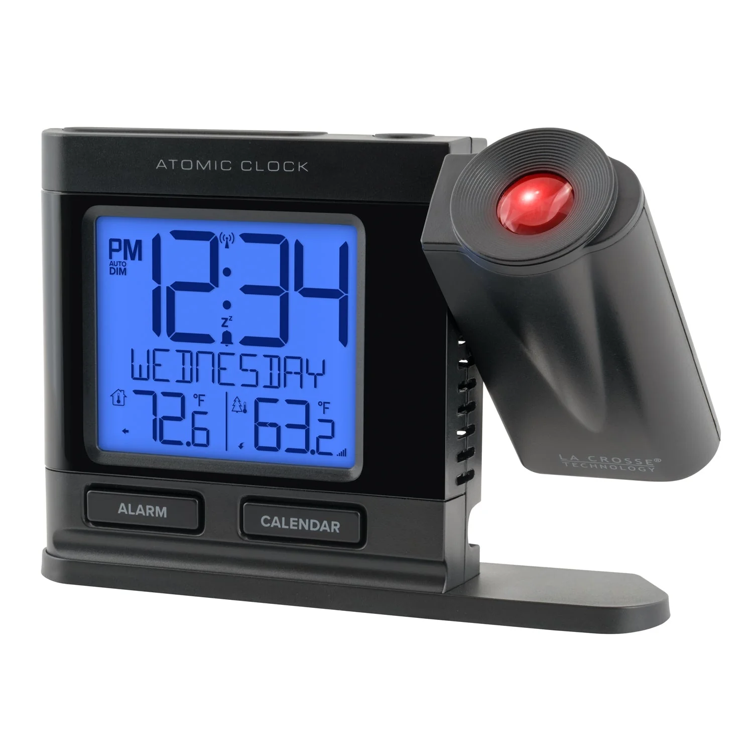 616-1410BV2 Atomic Projection Alarm Clock - Image 2