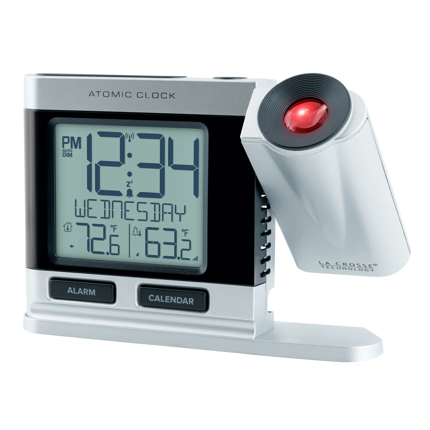 616-1410V2 Atomic Projection Alarm Clock - Image 2