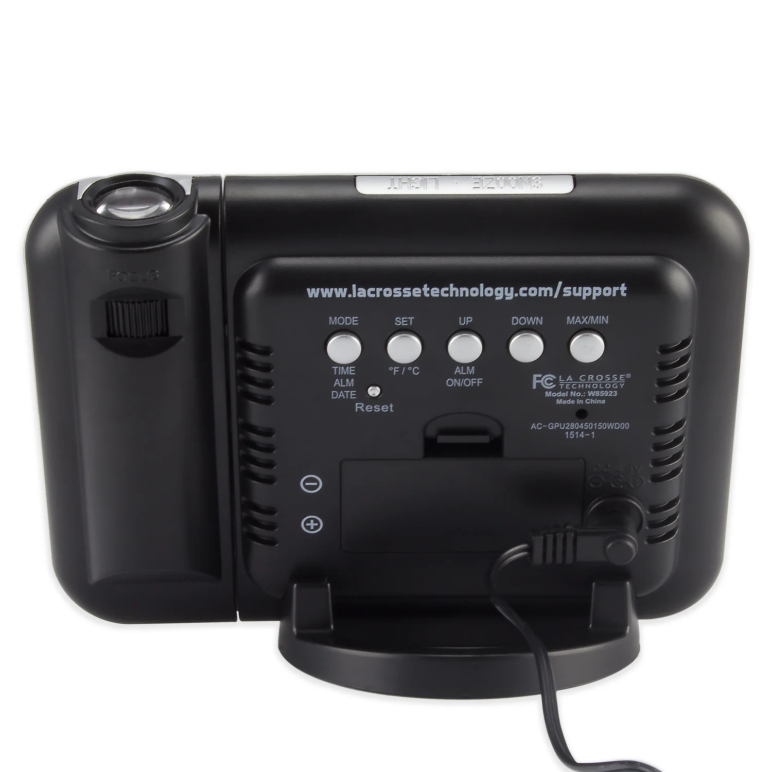 Projection Alarm Clock with Indoor Temperature - Image 4