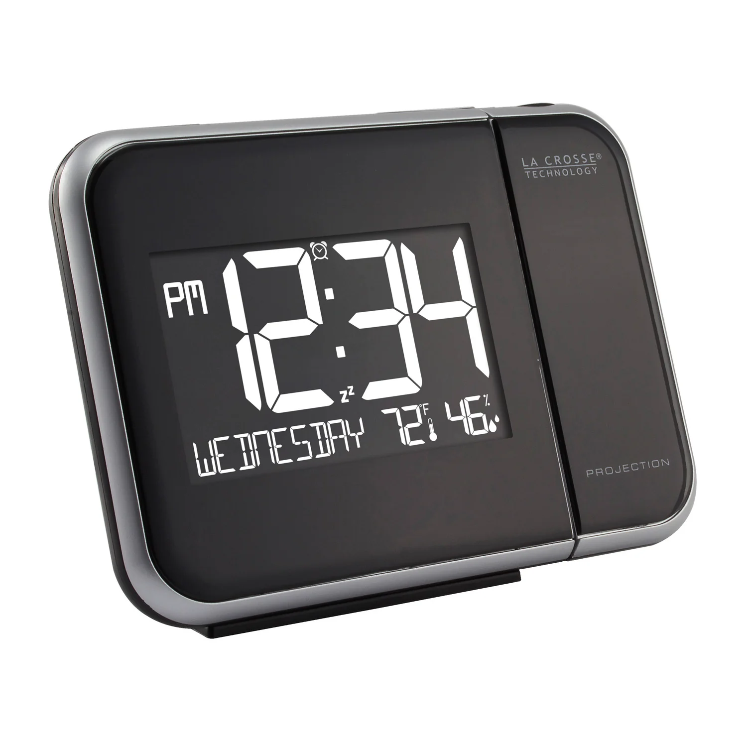 616-1412V4 Projection Alarm Clock with Indoor Temp/Humidity and Backlight - Image 7