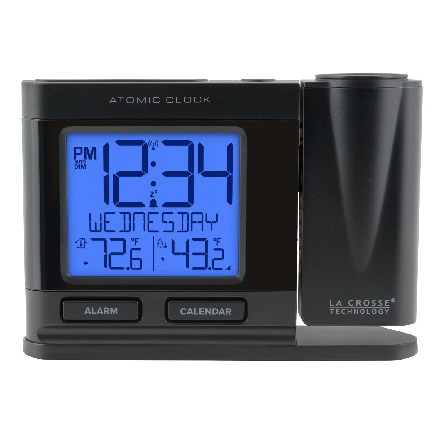 616-41667V2 Atomic Projection Alarm Clock
