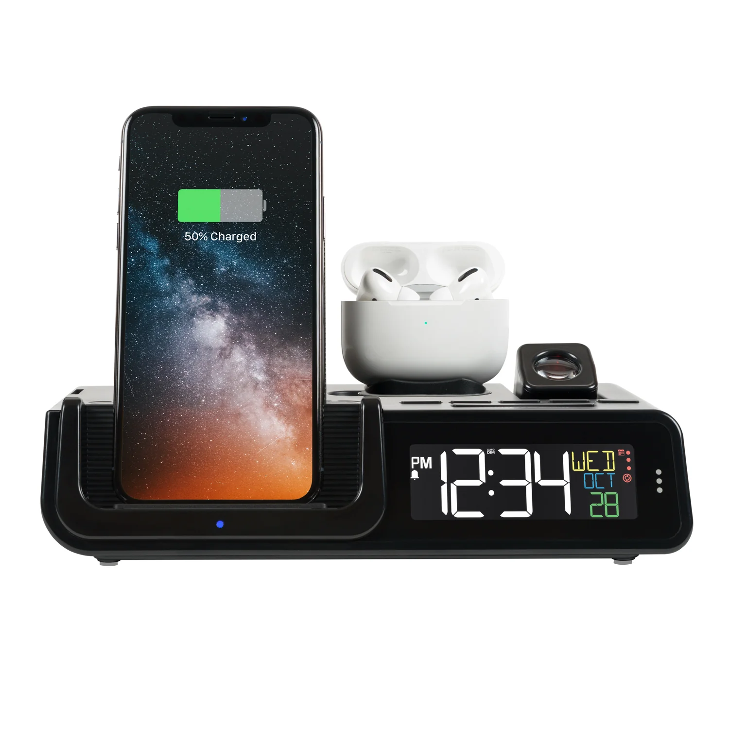 616A-30357 Wattz 2.0 Projection Alarm Clock - Image 4