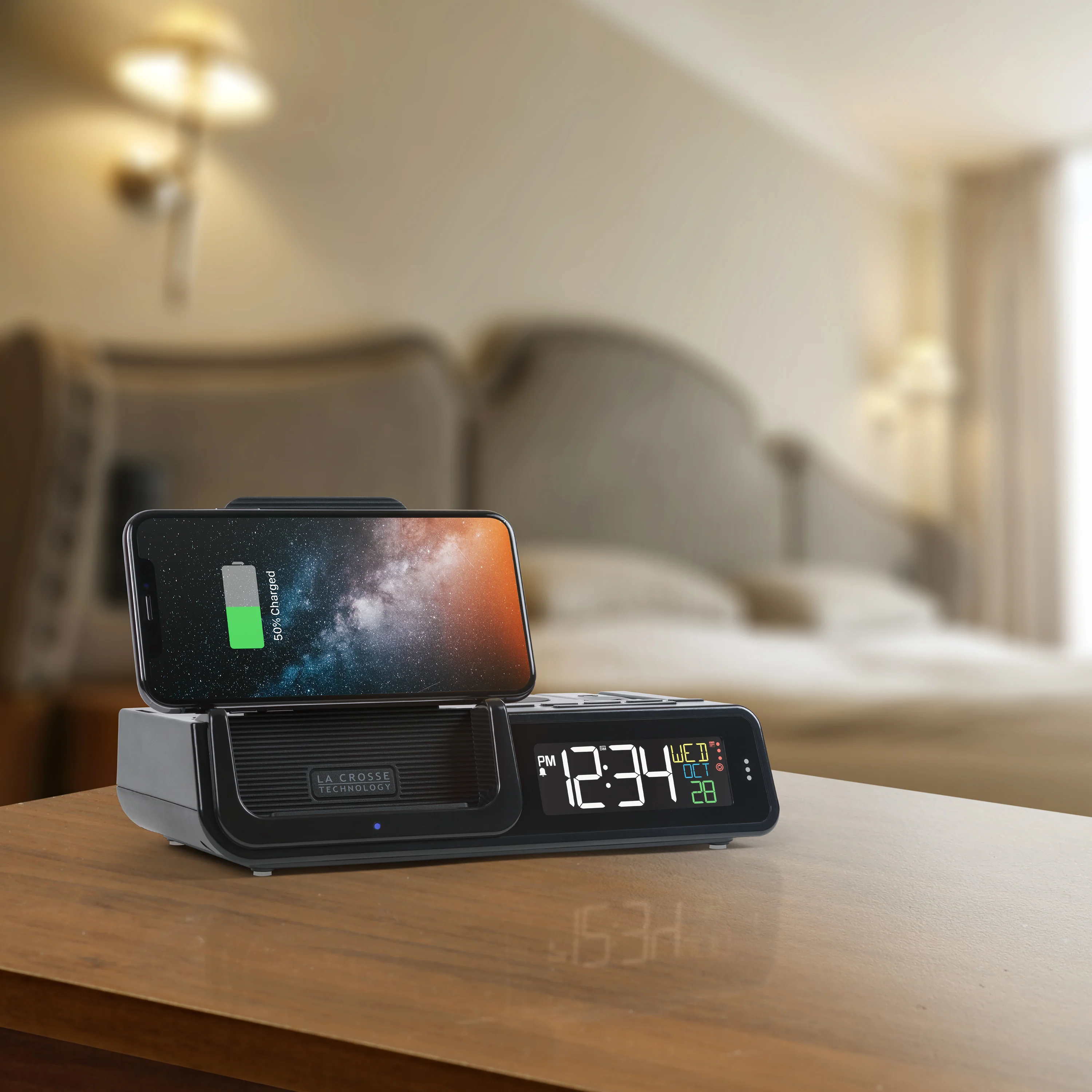 616A-30357 Wattz 2.0 Projection Alarm Clock - Image 7