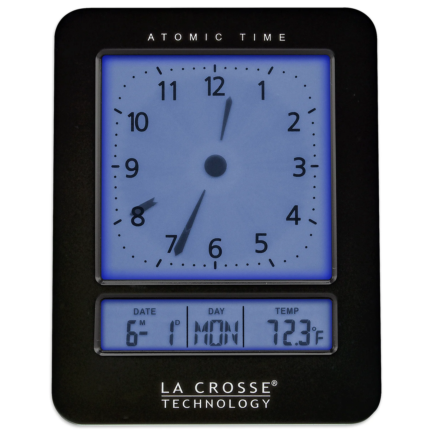 Atomic Digital Analog Style Alarm Clock - Image 2