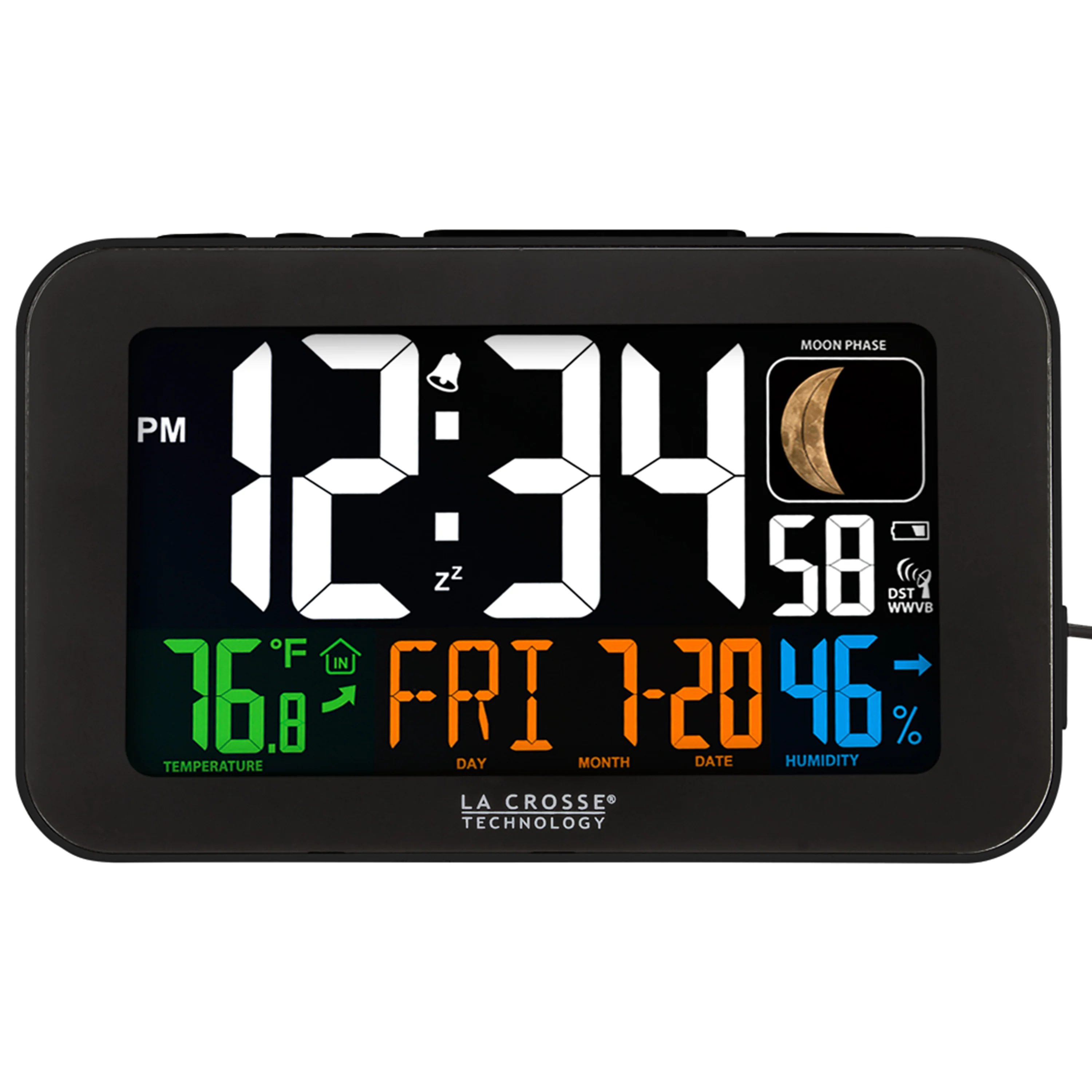 617-1485BV2 Atomic Color Alarm Clock