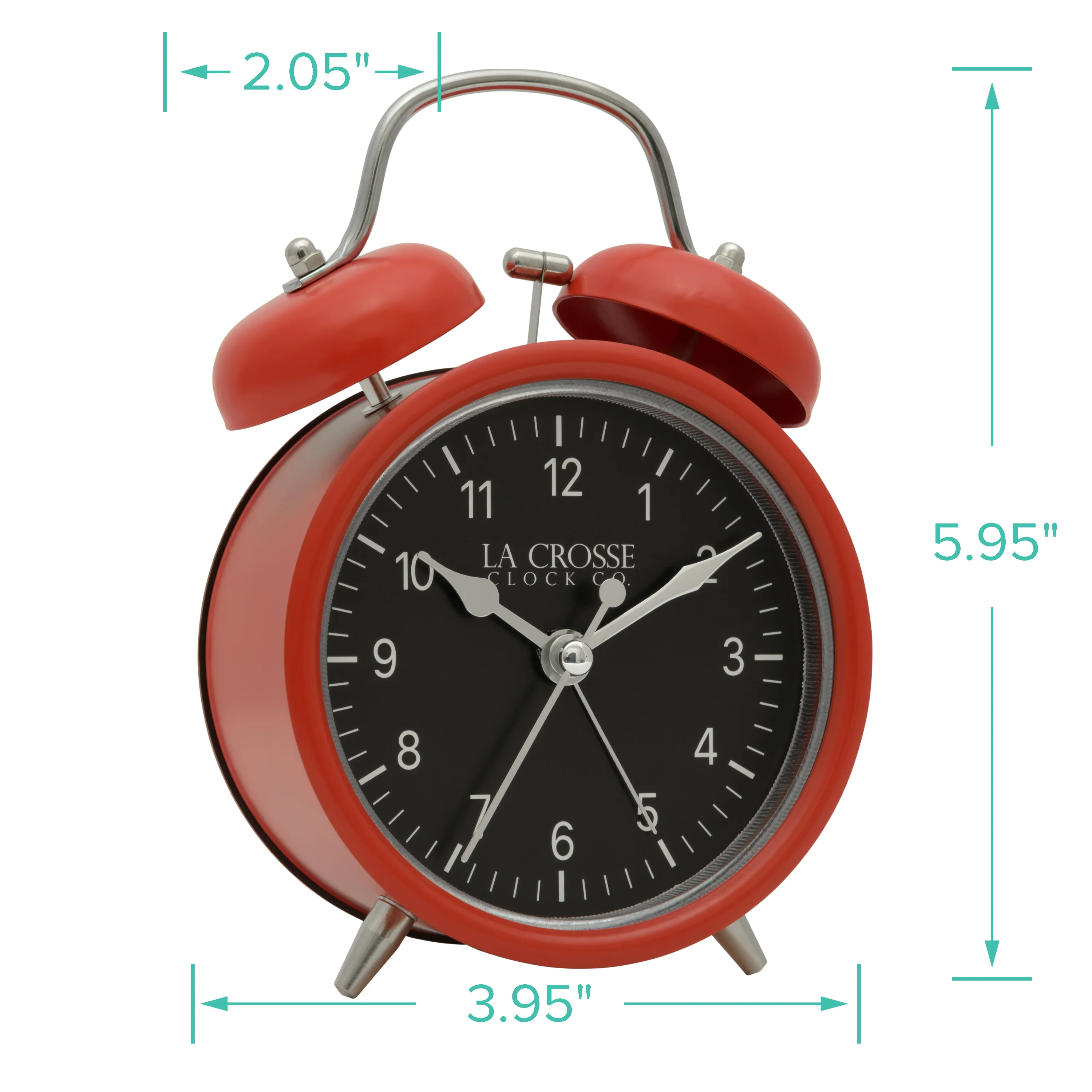 617-3314 Twin Bell Alarm Clock - Image 8