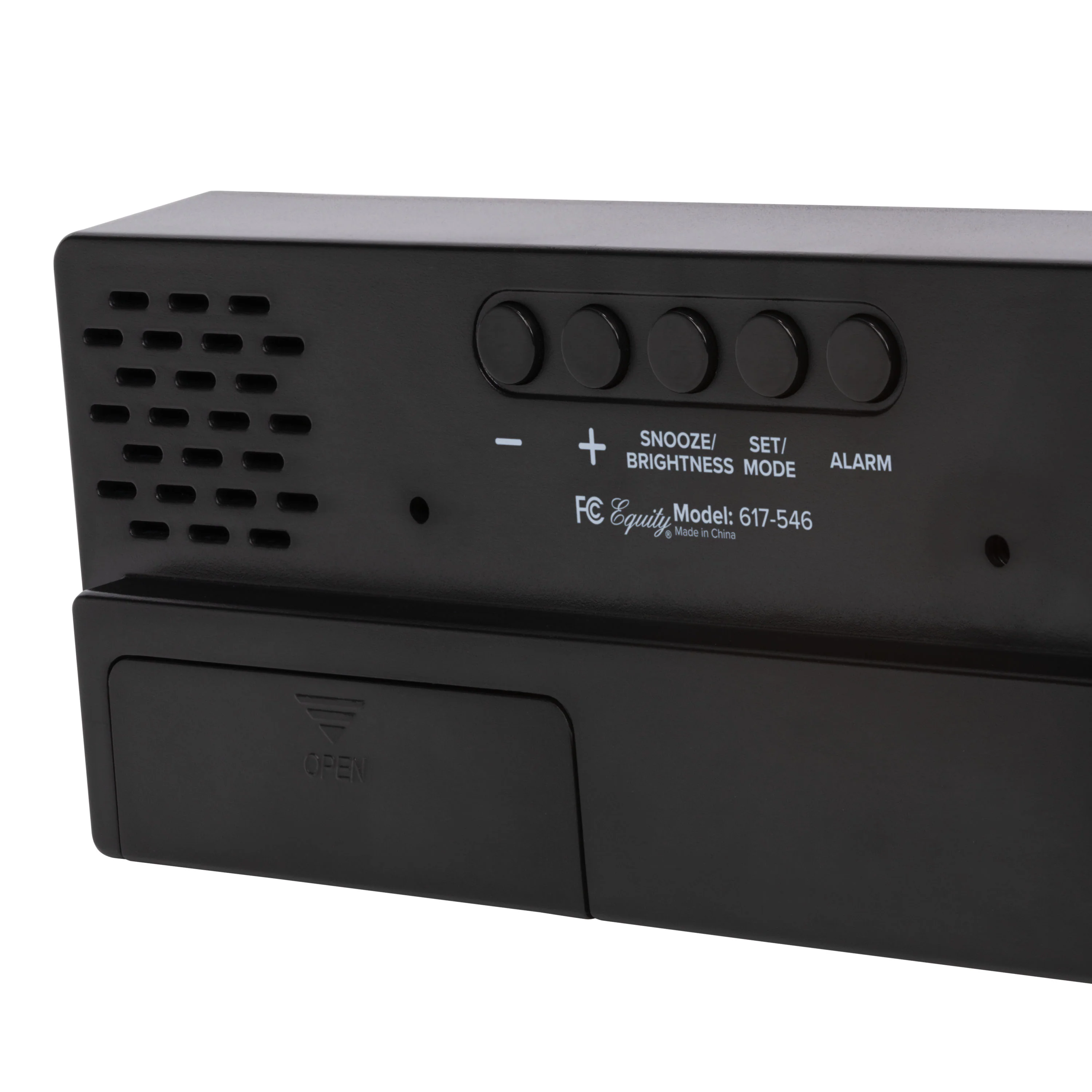 617-546 2-Inch LED Alarm Clock with Indoor Temperature - Image 5