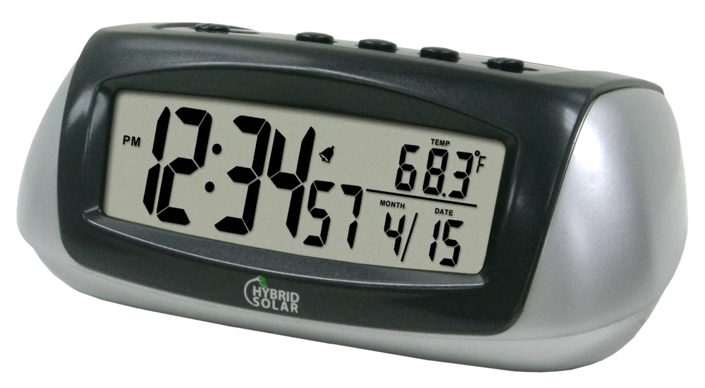 Solar Desktop LCD Alarm