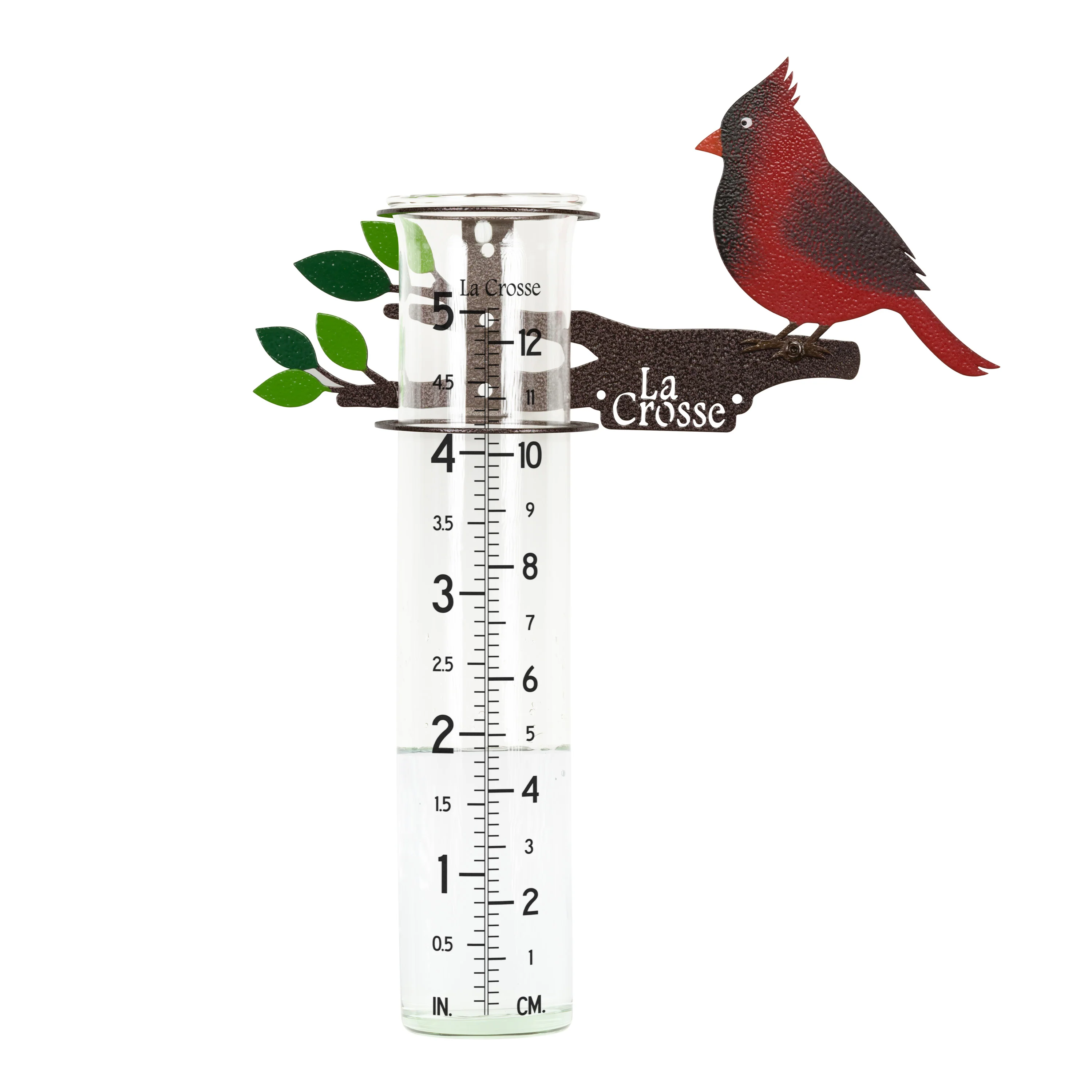 704-4612 Metal Cardinal Rain Gauge - Image 5