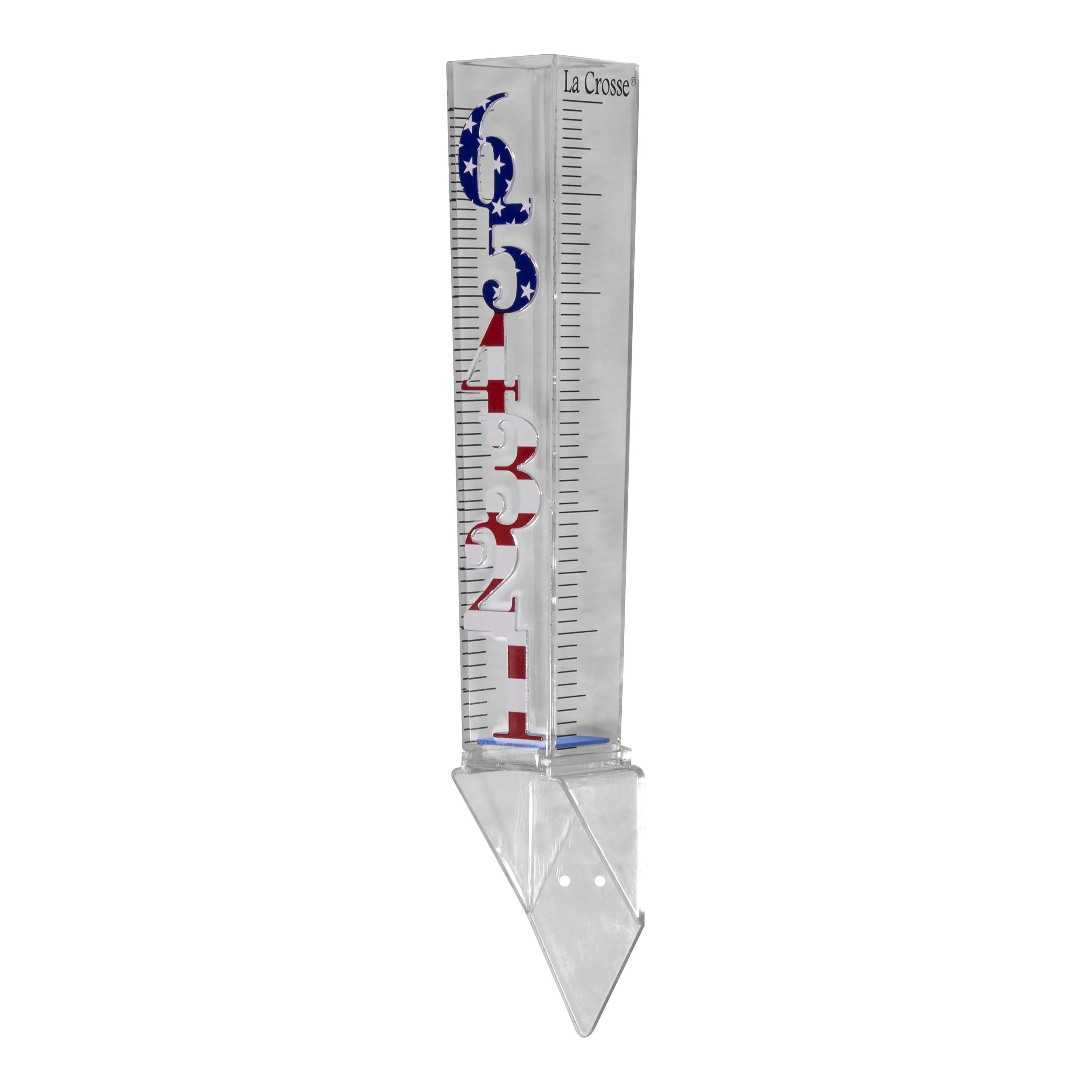 6 inch American Flag Rain Gauge - Image 2