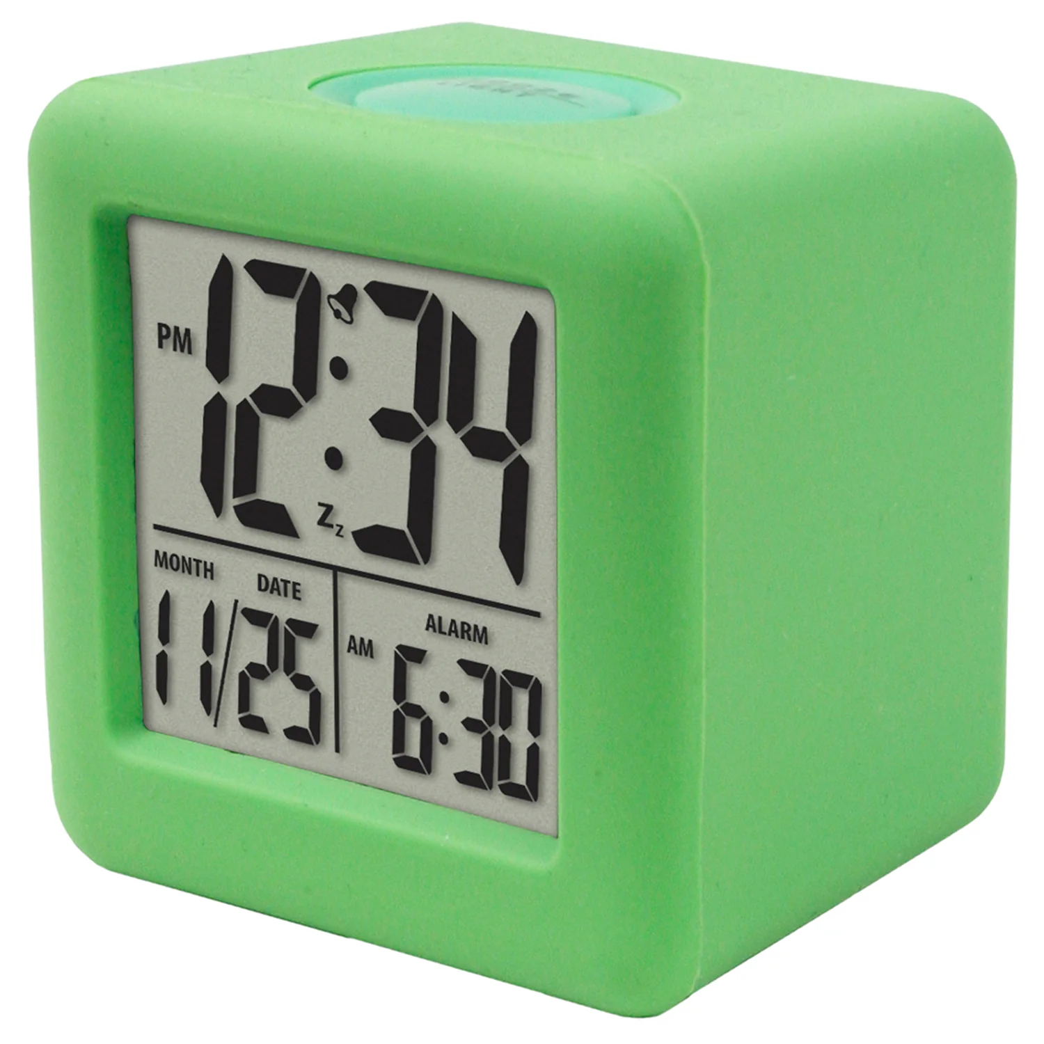 Soft Cube LCD Alarm Clock - Image 3