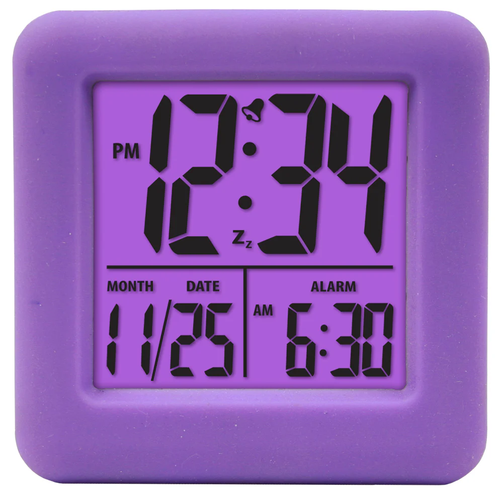 Soft Cube LCD Alarm Clock - Image 2