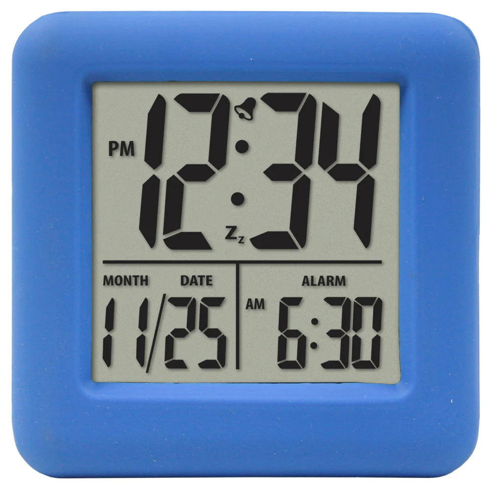 Soft Cube LCD Alarm Clock