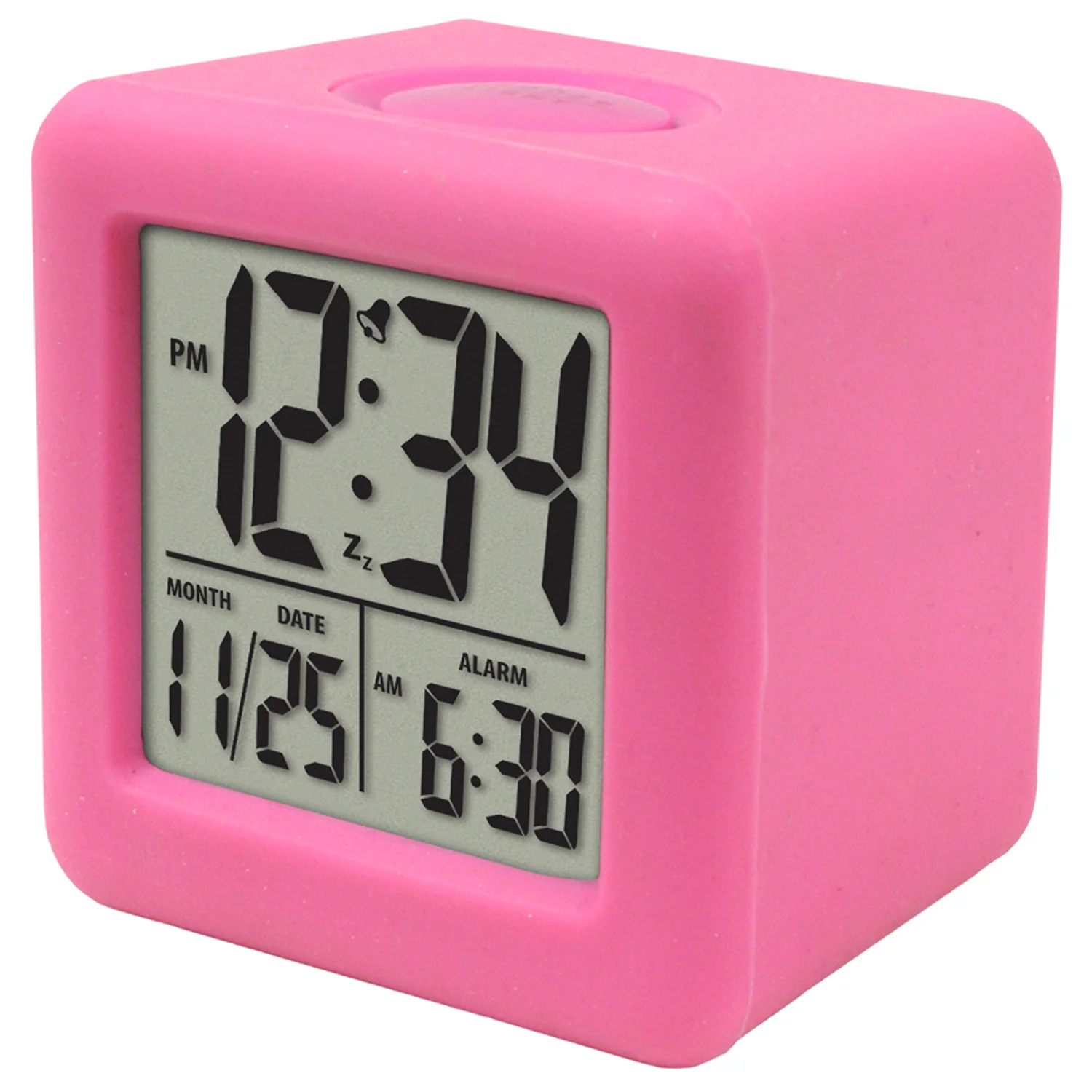 70910 Soft Cube LCD Alarm Clock - Image 3