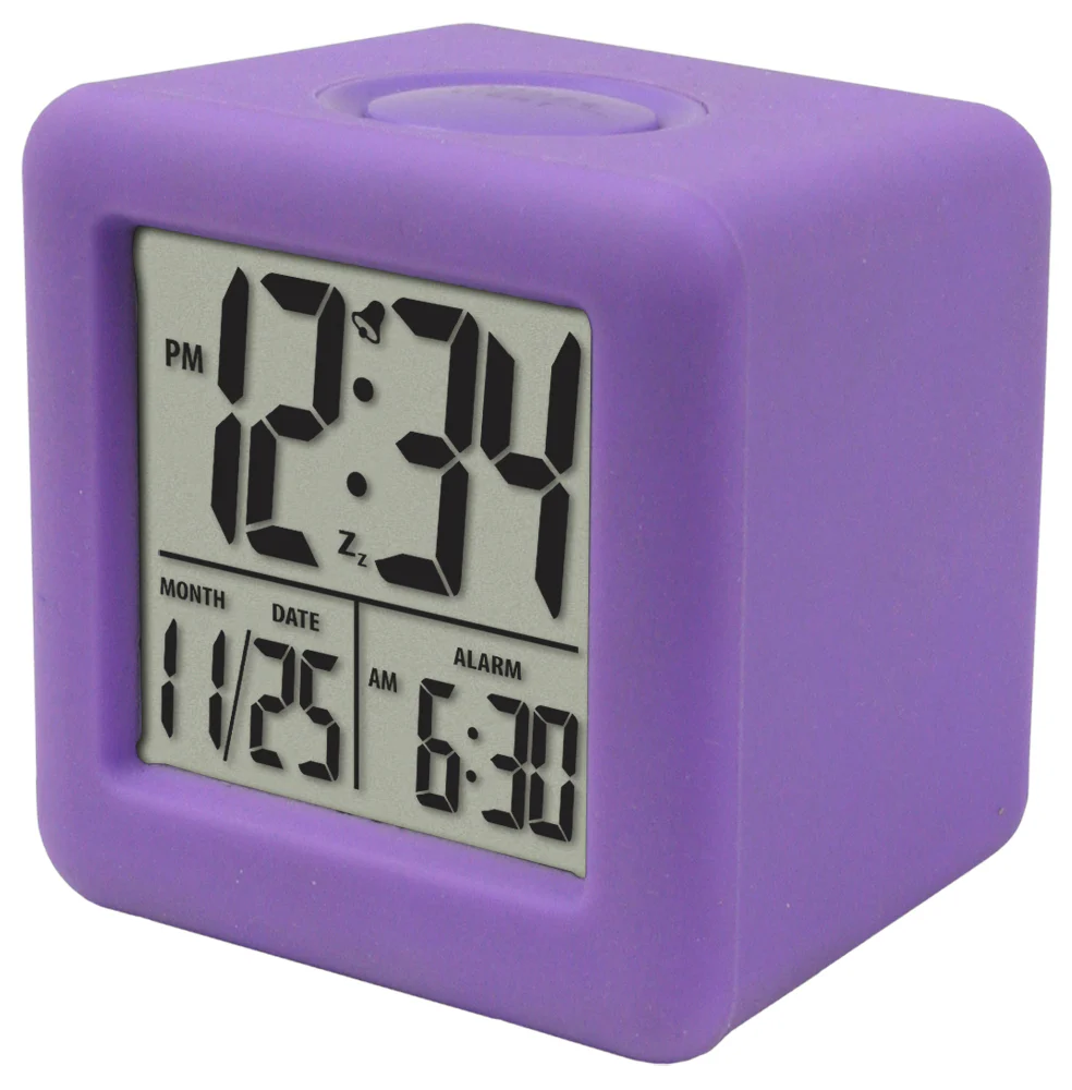 70912 Soft Cube LCD Alarm Clock - Image 3
