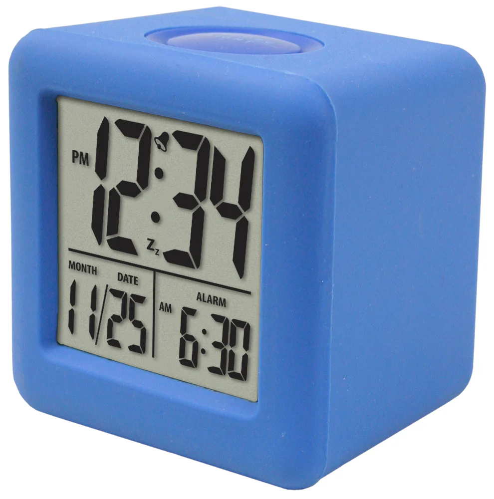 70913 Soft Cube LCD Alarm Clock - Image 3