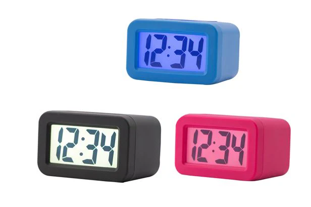 Variety Pack - Silicon LCD Alarm Clock