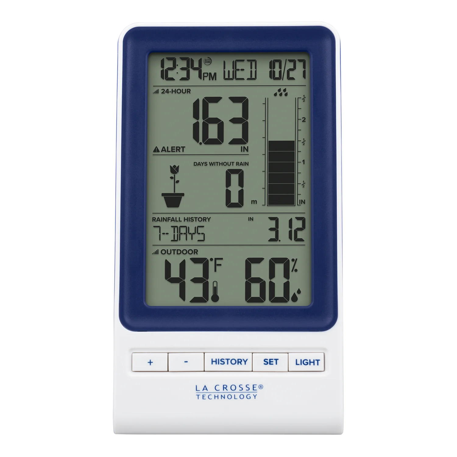 724-1415BL Digital Rain Gauge