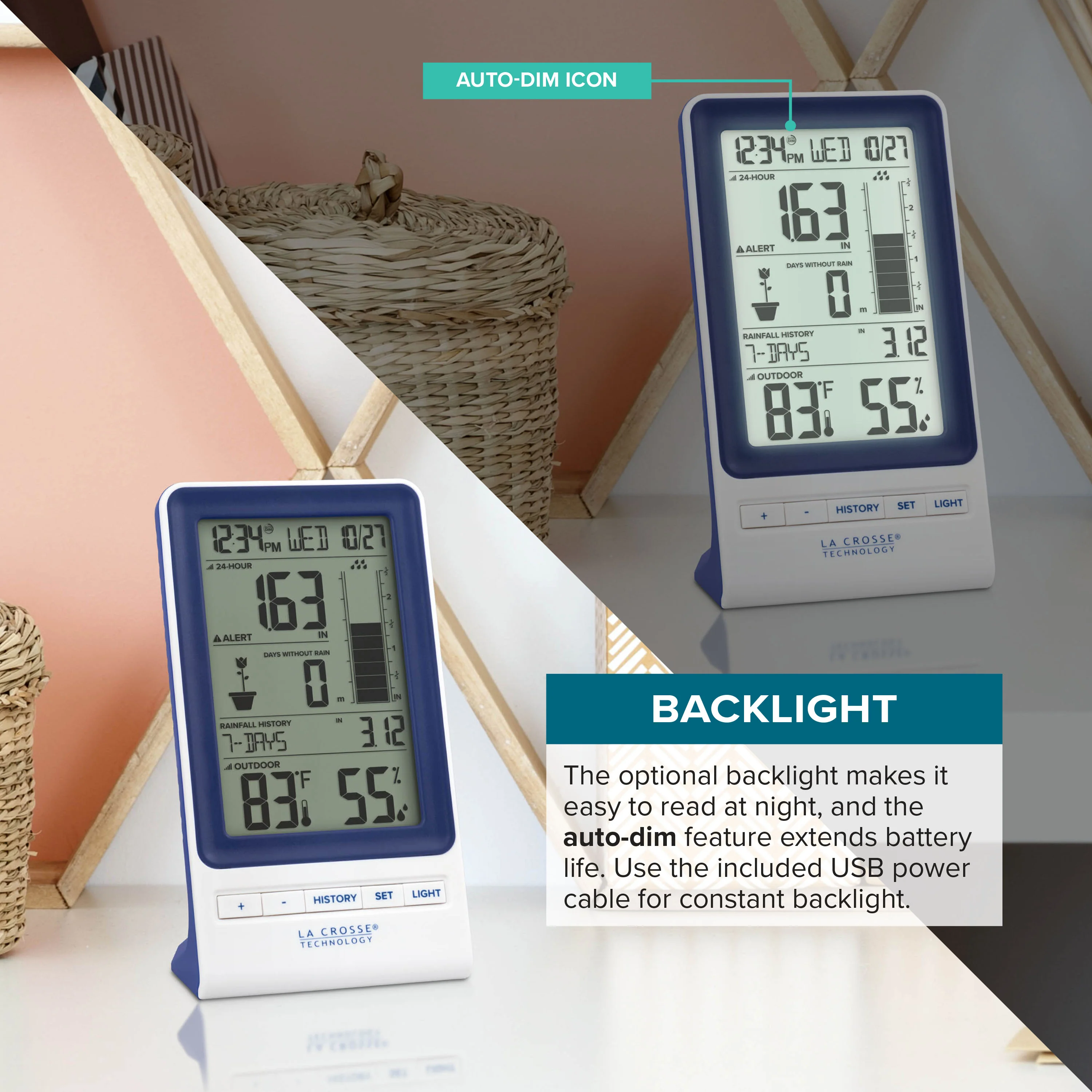 724-1415BLV2 Digital Rain Gauge - Image 6
