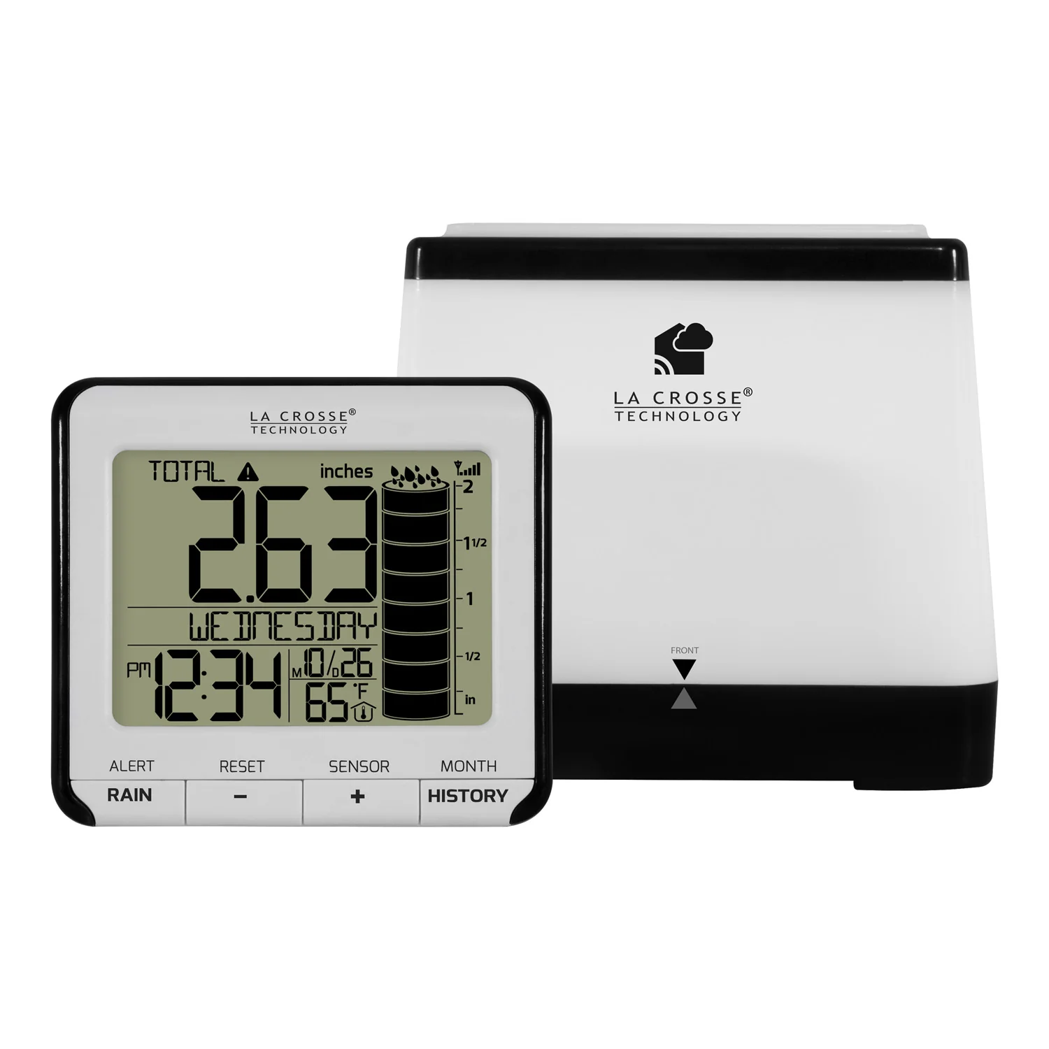 724-2310 Digital Rain Gauge with Indoor Temperature - Image 3