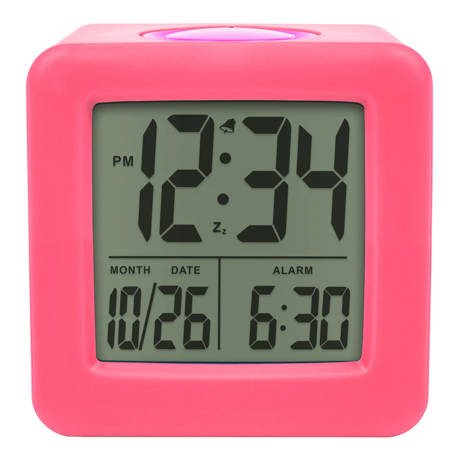 73002 Soft Cube LCD Alarm Clock
