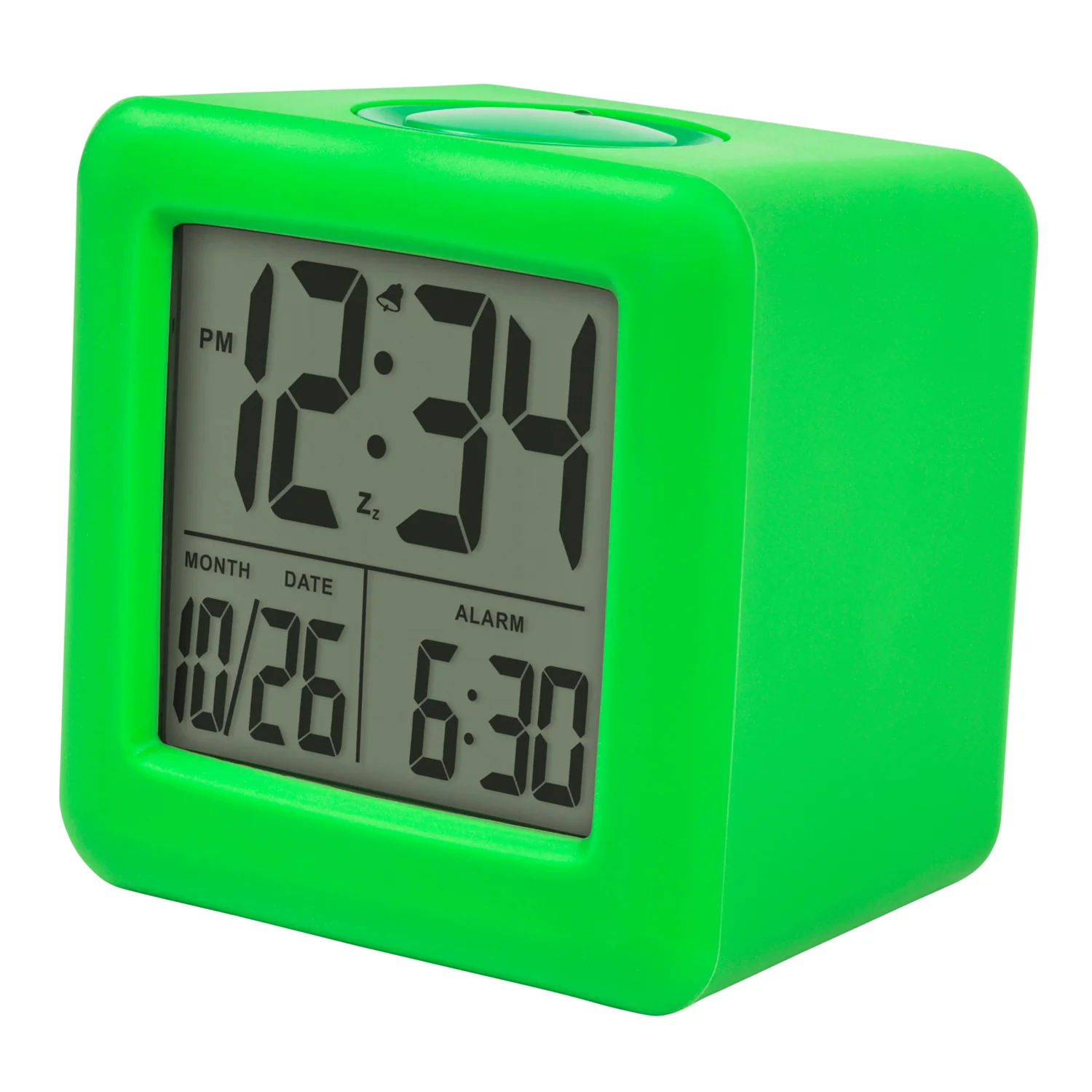 73003 Soft Cube LCD Alarm Clock - Image 3