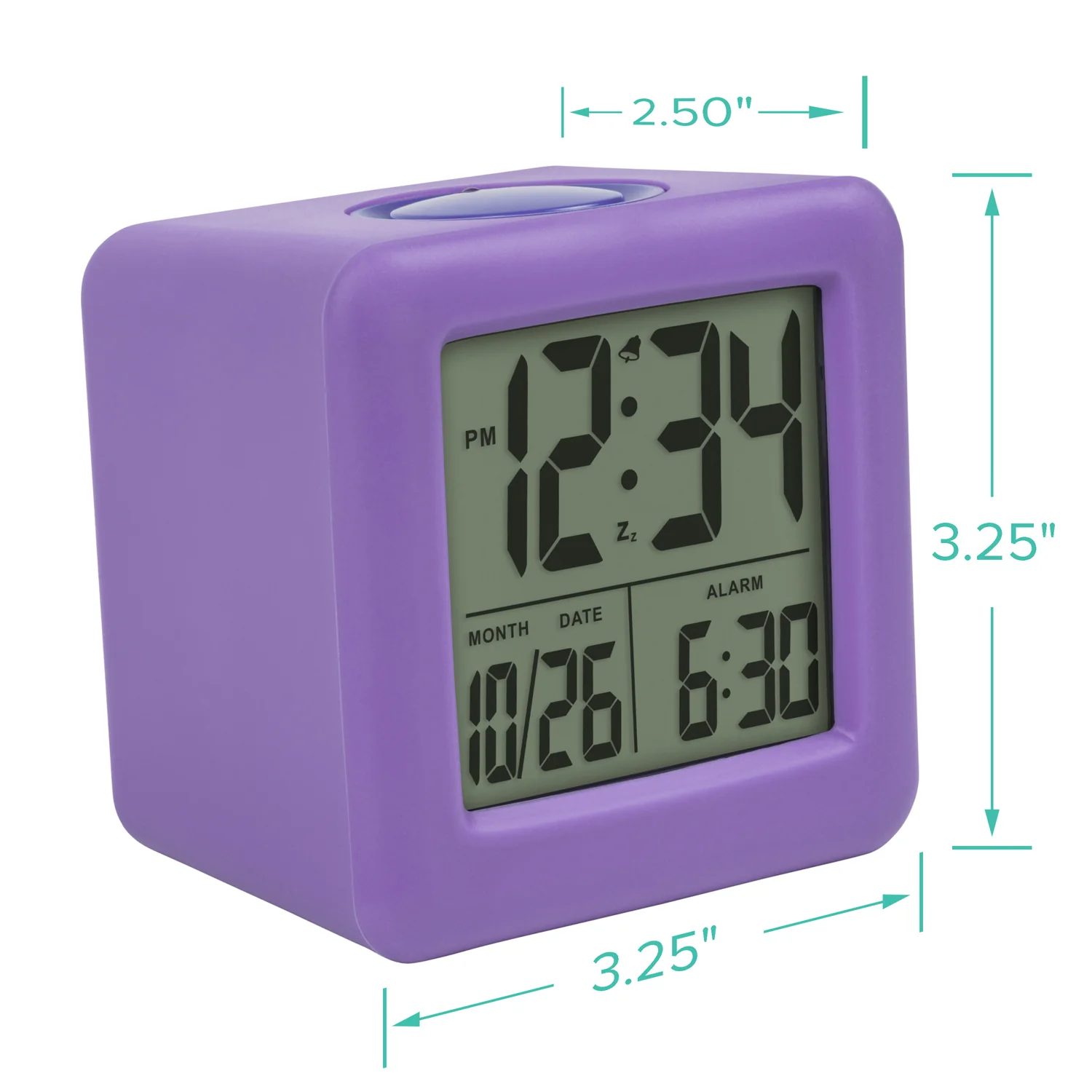 73004 Soft Cube LCD Alarm Clock - Image 5