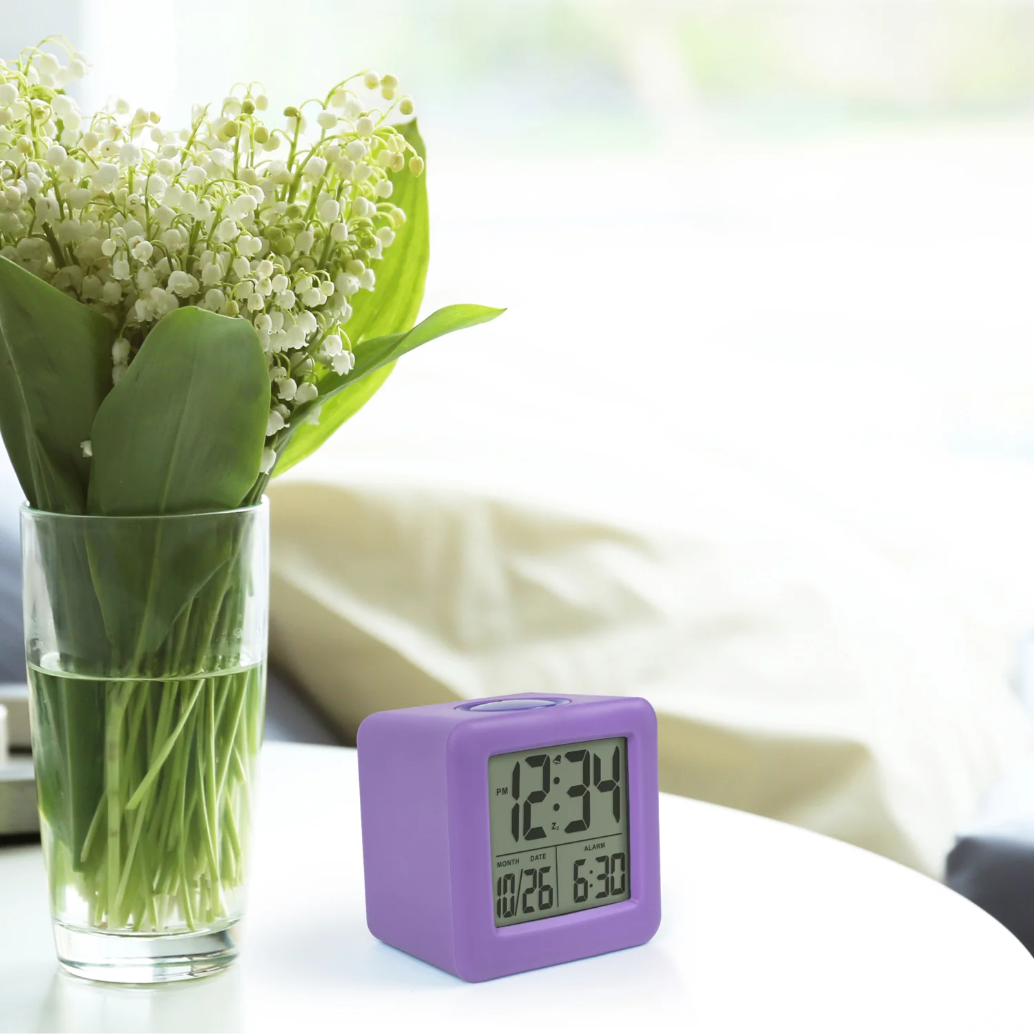 73004 Soft Cube LCD Alarm Clock - Image 7