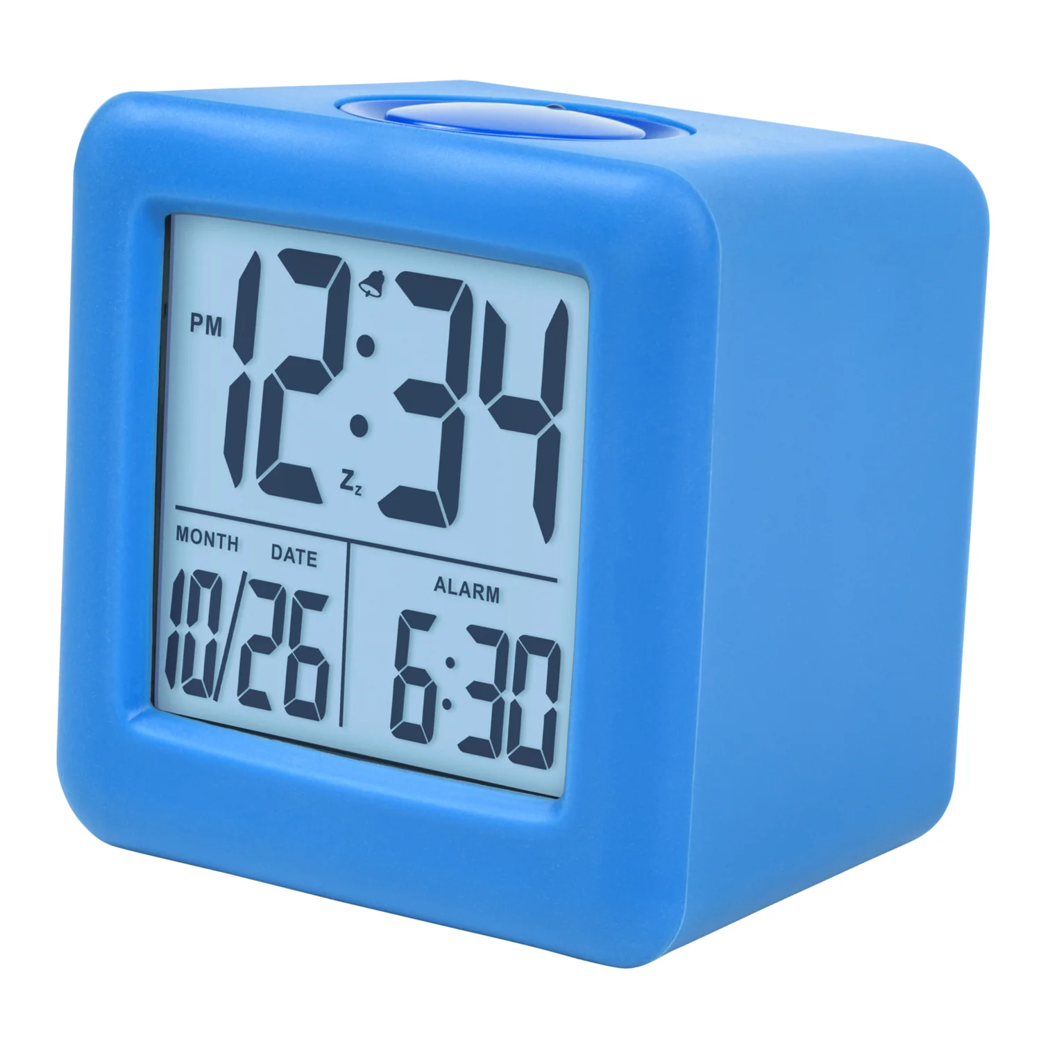 73005 Soft Cube LCD Alarm Clock - Image 3