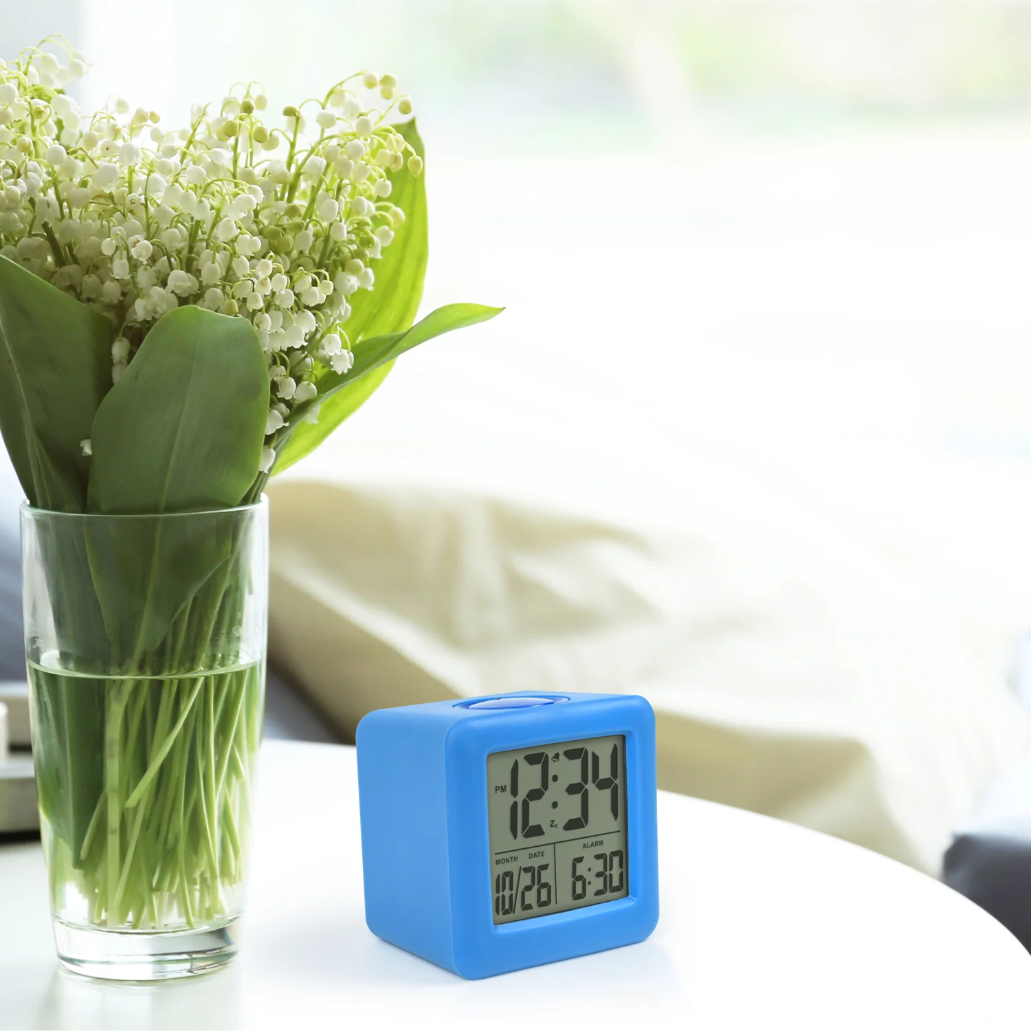 73005 Soft Cube LCD Alarm Clock - Image 7