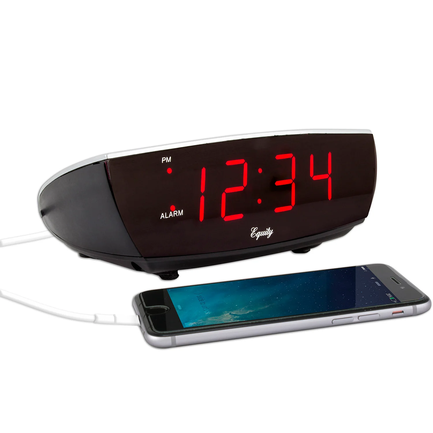 75900 0.9 inch Red LED Alarm Clock - Image 2