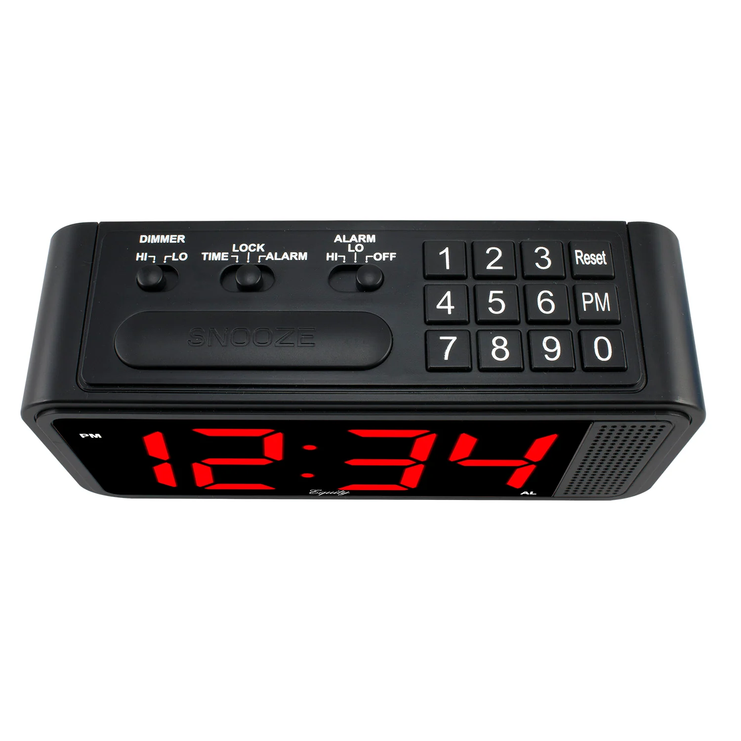 1.8 inch LED Quick Set Alarm Clock with High/Low Dimmer - Image 2