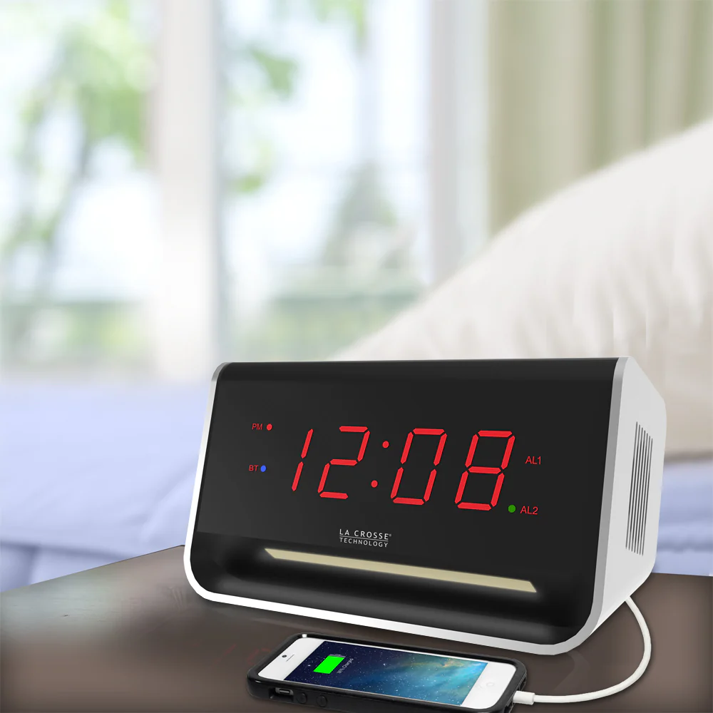 75910 LED Alarm with Bluetooth and USB Port - Image 3