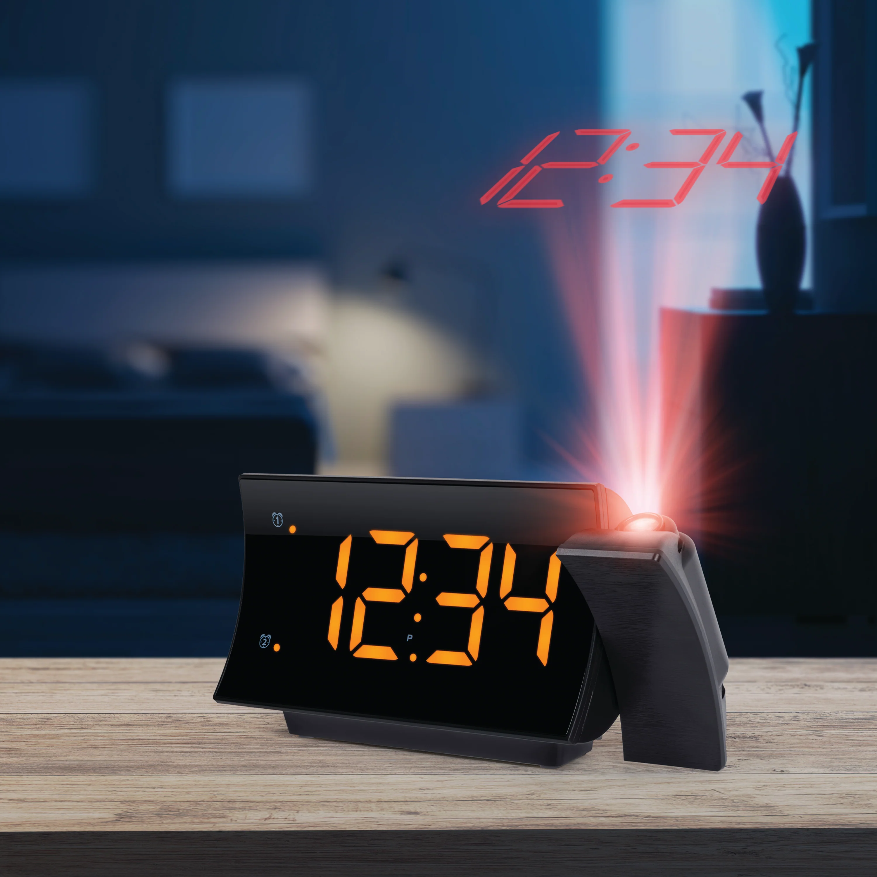 817-2410B Projection Alarm Clock with Radio - Image 5
