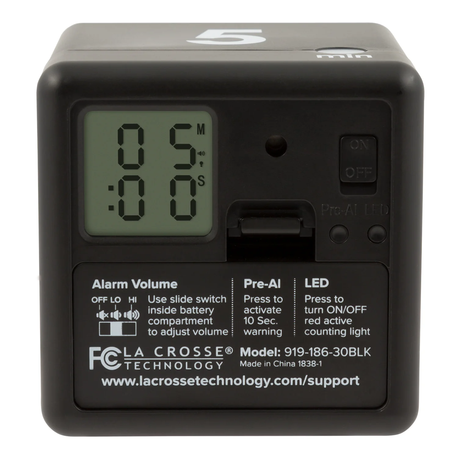 919-186-30BK Cube Timer - Image 2