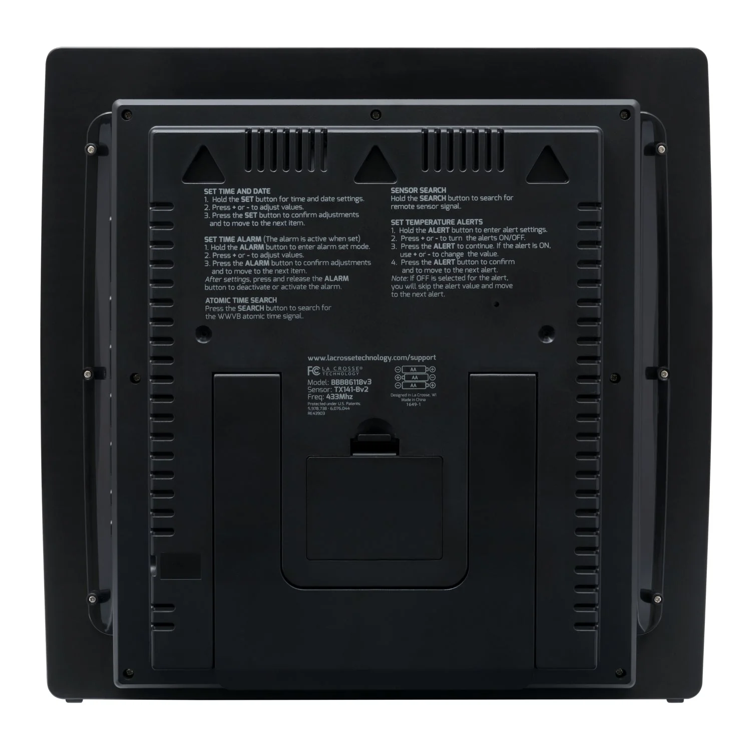 BBB86118V4 Atomic Clock and Weather Station - Image 4