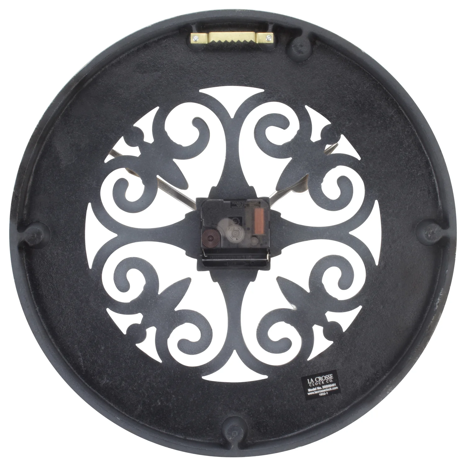 14 inch Indoor/Outdoor Analog Cast Metal Clock - Image 3