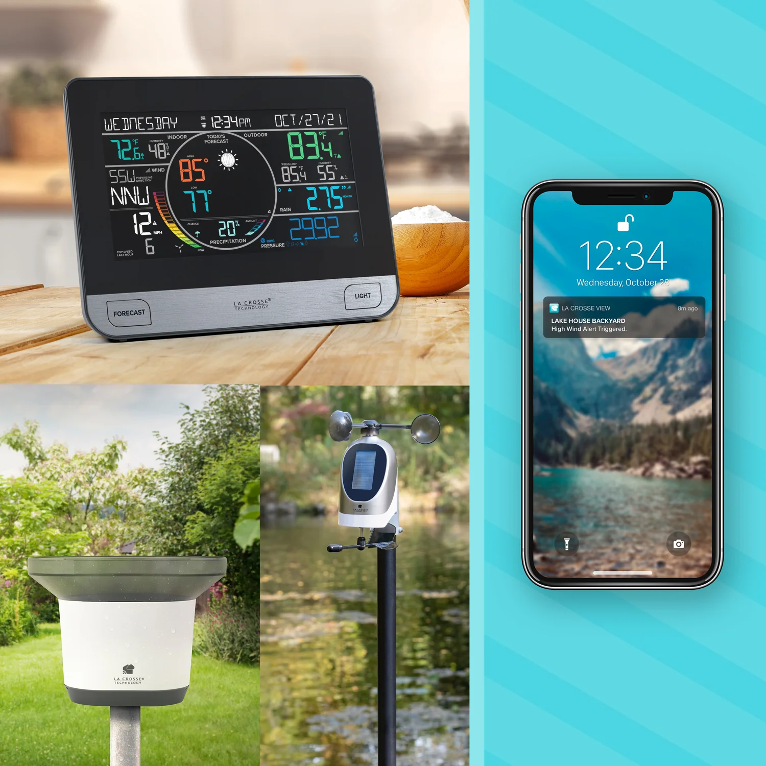 C75716 Complete Personal Remote Monitoring Wi-Fi Weather Station - Image 6