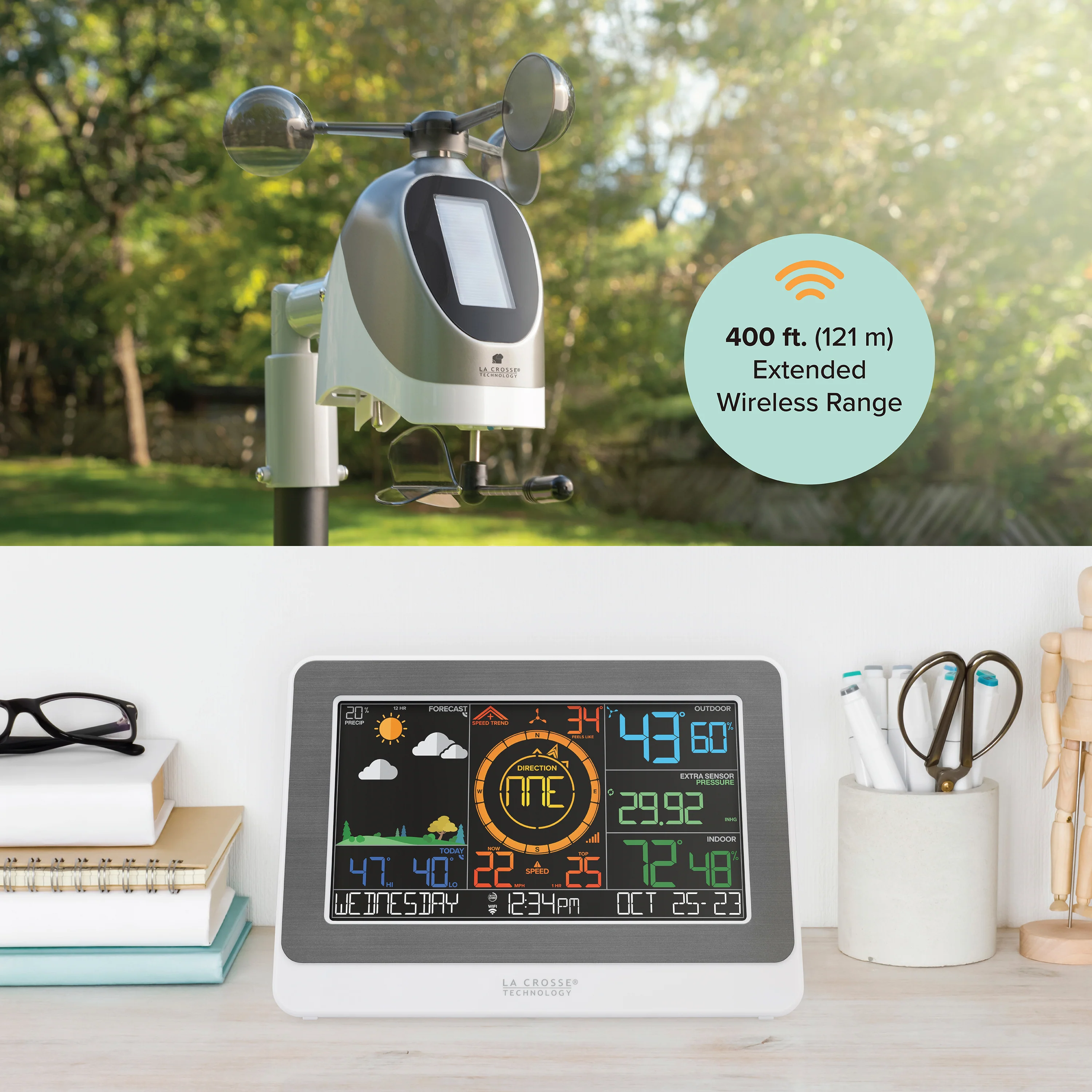 C79790V2 WiFi Wind + Weather Station - Image 2