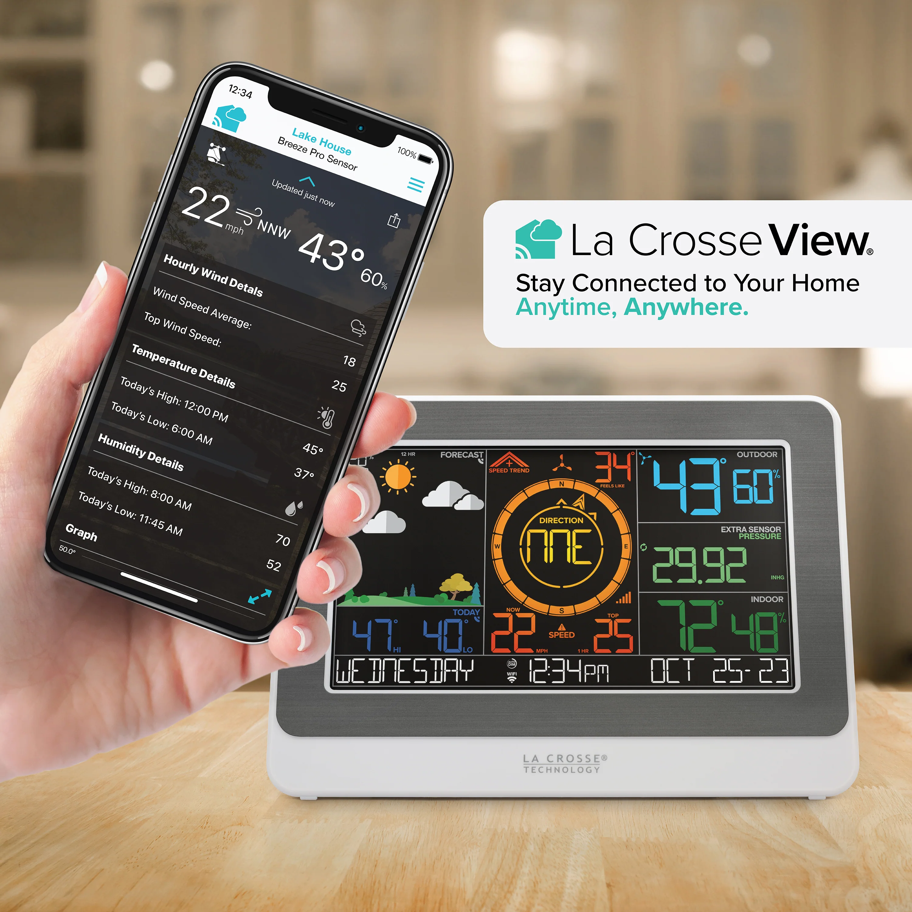 C79790V2 WiFi Wind + Weather Station - Image 3