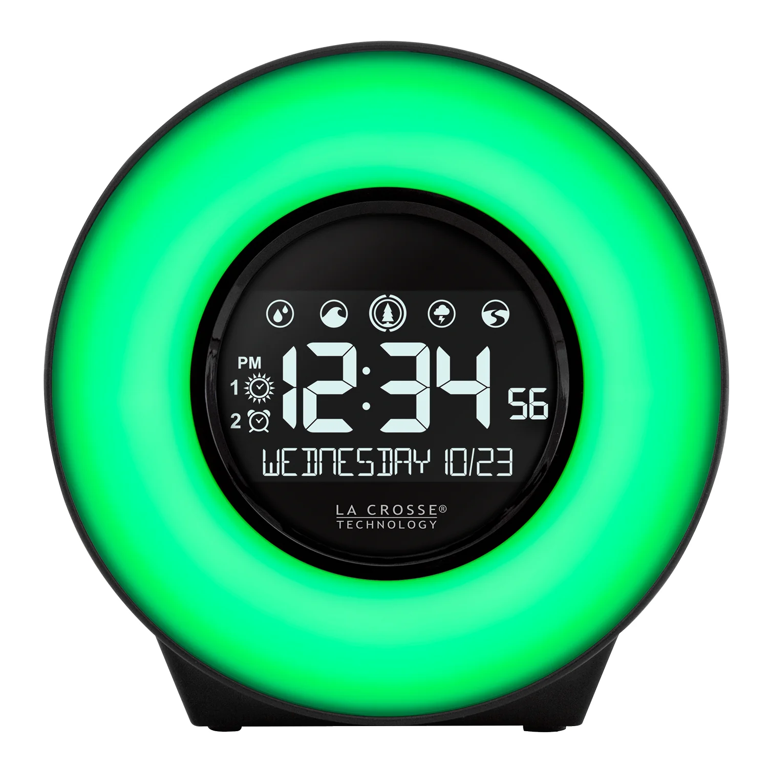 C83117 Mood Light and Nature Sound Alarm Clock - Image 3