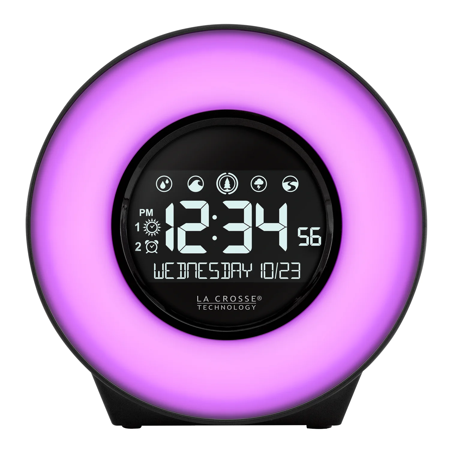 C83117 Mood Light and Nature Sound Alarm Clock - Image 8