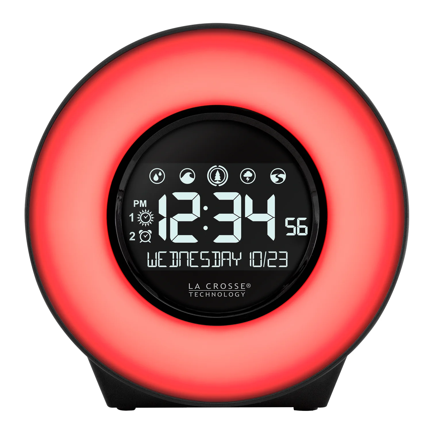 C83117 Mood Light and Nature Sound Alarm Clock - Image 9