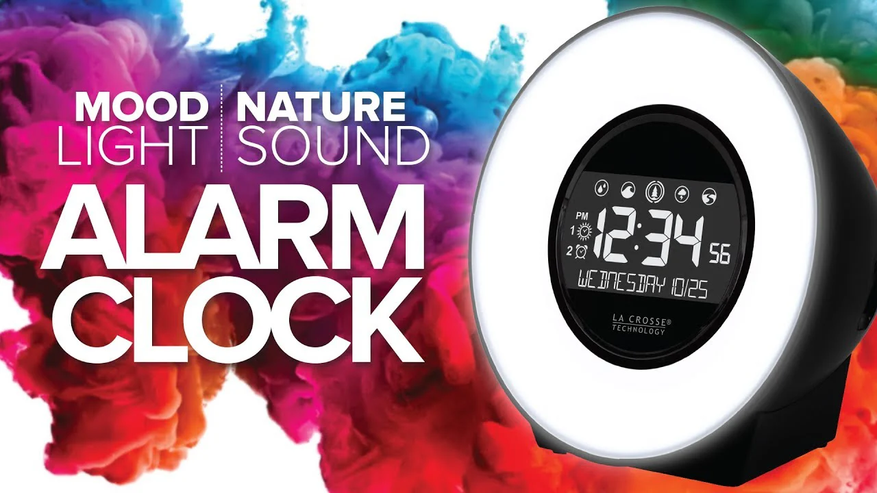C83117-AU Mood Light and Nature Sound Alarm Clock - Image 2