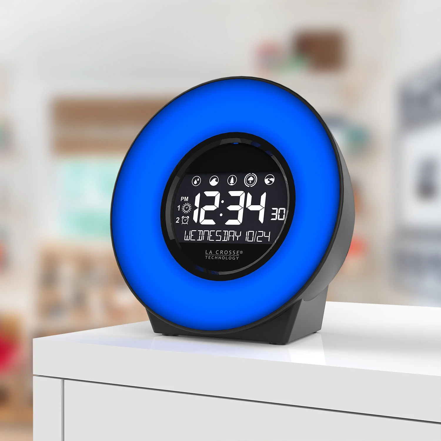 C83117-AU Mood Light and Nature Sound Alarm Clock - Image 5