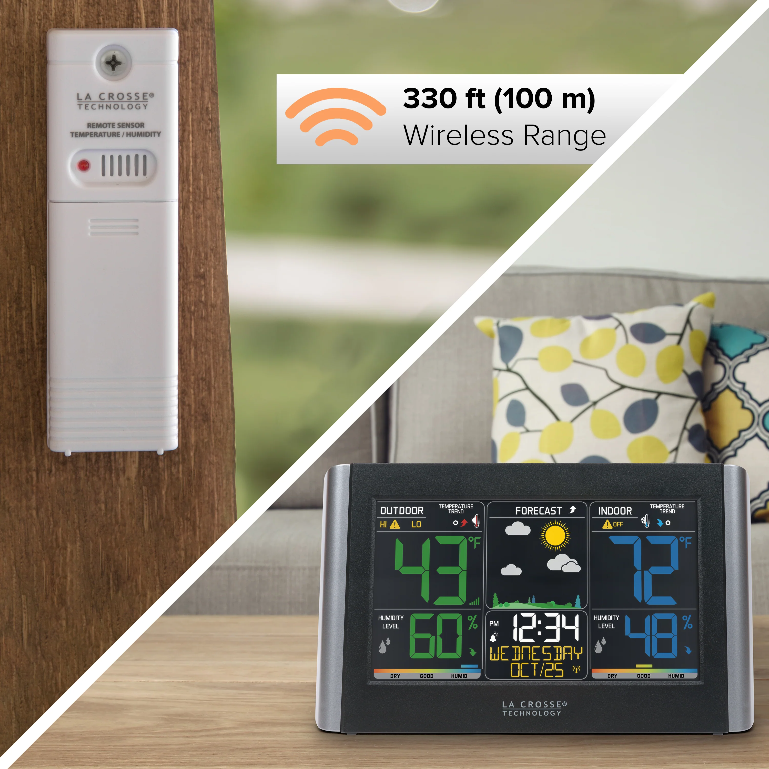 C85845V6 Wireless Color Weather Station - Image 2